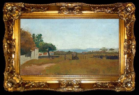 framed  Pedro Weingartner Landscape, ta009-2